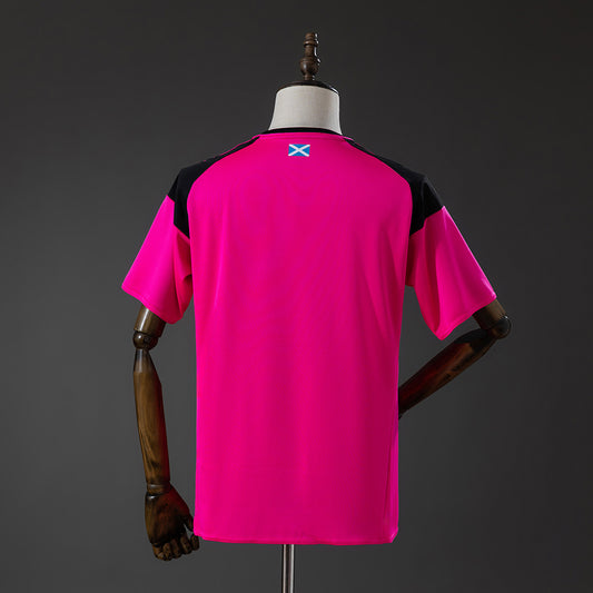 Camisola Escocia 2016 Alternativa Rosa Versão Adepto