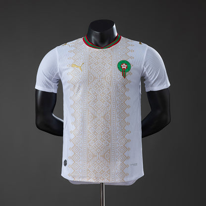 Camisola Marrocos 2026 Alternativa Branca Versão Jogador