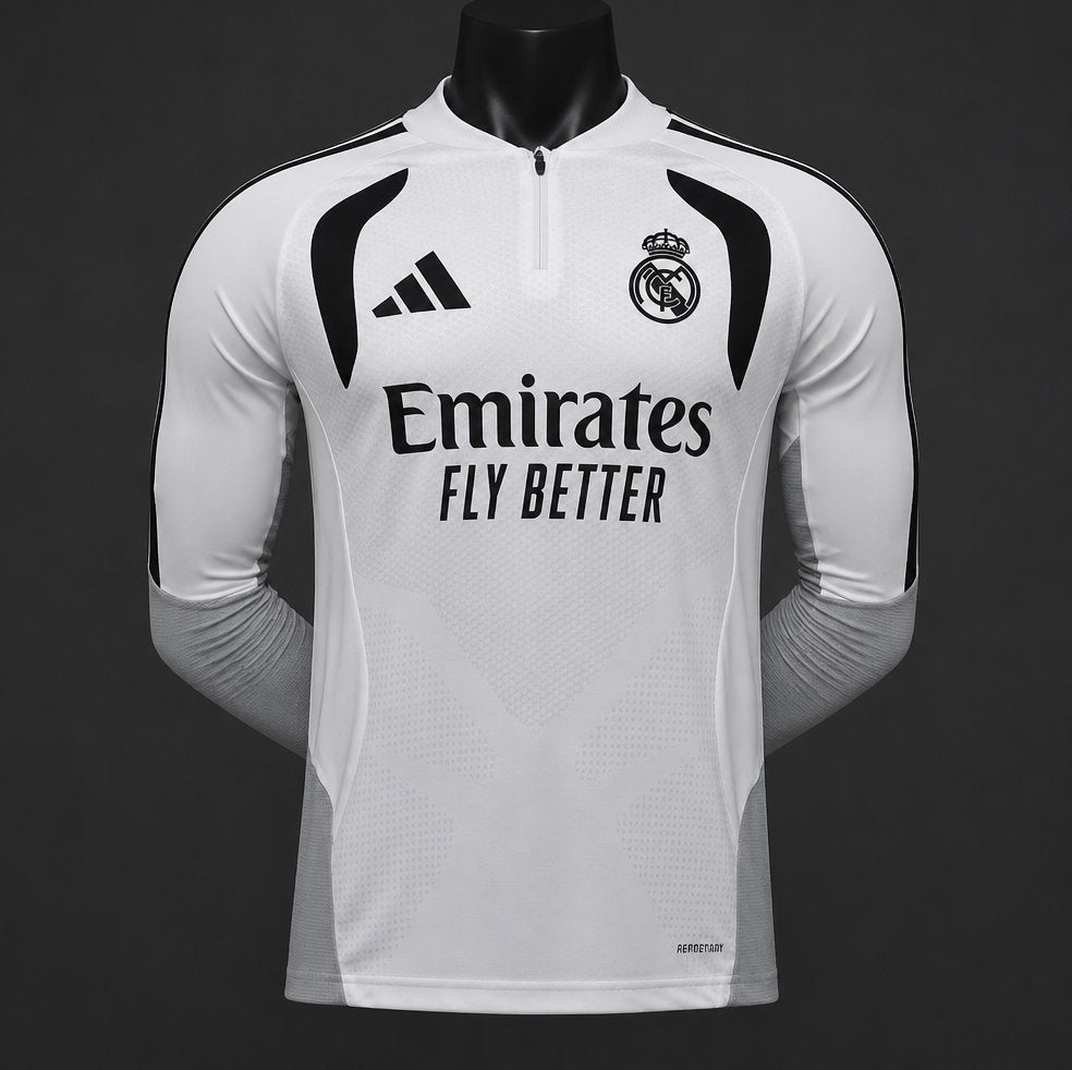Camisola Manga Comprida Real Madrid CF 2026-27 Treino Versão Jogador