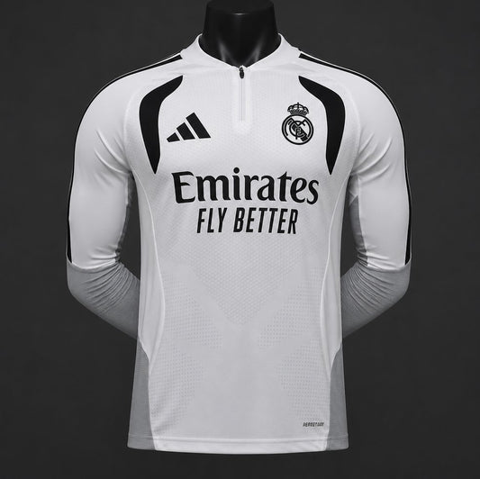 Camisola Manga Comprida Real Madrid CF 2026-27 Treino Versão Jogador
