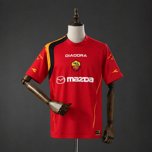 Camisola AS Roma 2004-05 Principal Versão Adepto