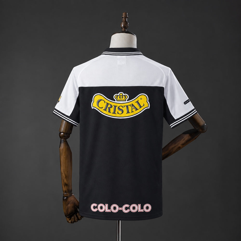 Camisola CSD Colo Colo 1998-99 Alternativa Preta Versão Adepto