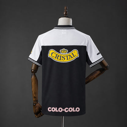 Camisola CSD Colo Colo 1998-99 Alternativa Preta Versão Adepto