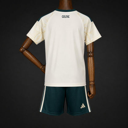 Kit Criança Celtic FC 2026-27 Alternativo Creme