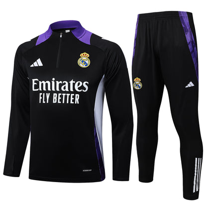 Fato de Treino Real Madrid CF 2024-25 - Camisola com Fecho