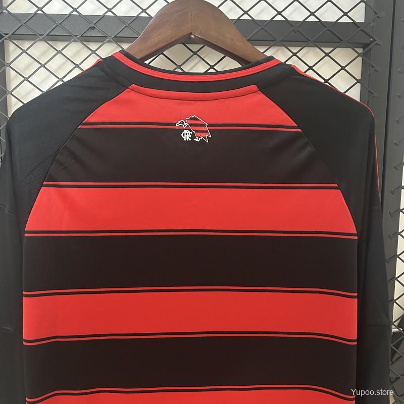 Camisola Manga Comprida CR Flamengo 2025-26 Principal Versão Adepto