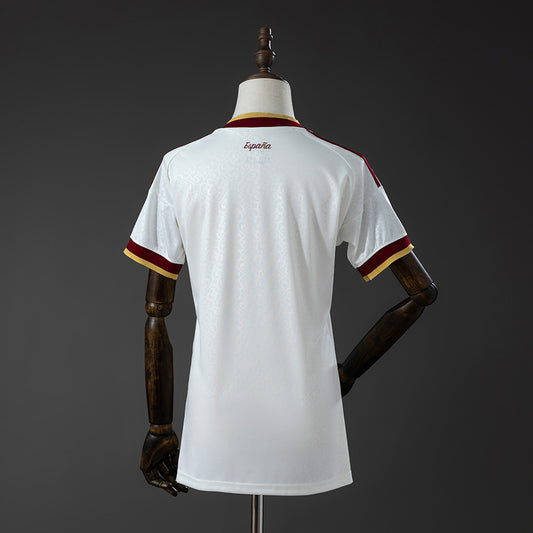 Camisola Espanha 2026 Alternativa Branca Versão Mulher