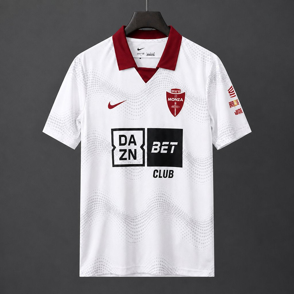 Camisola AC Monza 2026-27 Alternativa Branca Versão Adepto