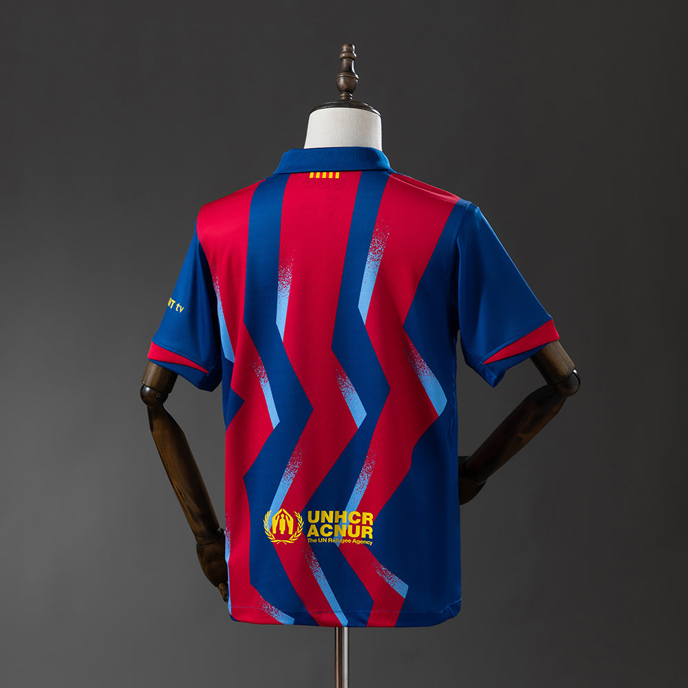 Camisola FC Barcelona 2025-26 Alternativa Azul Versão Adepto