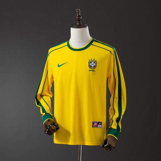 Camisola Manga Comprida Brasil 1998 Principal Versão Adepto