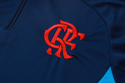 Fato de Treino CR Flamengo 2024-25 - Camisola com Fecho
