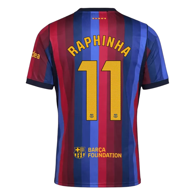 Camisola FC Barcelona 2026-27 Principal Versão Adepto RAPHINHA #11
