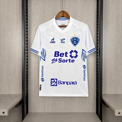 Camisola Paysandu SC 2026-27 Alternativa Branca Versão Adepto Todos Patrocinadores