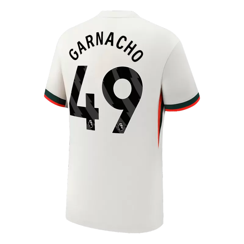 Camisola CHE 2025-26 Alternativa Branca Versão Adepto GARNACHO #49