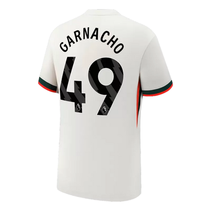 Camisola CHE 2025-26 Alternativa Branca Versão Adepto GARNACHO #49