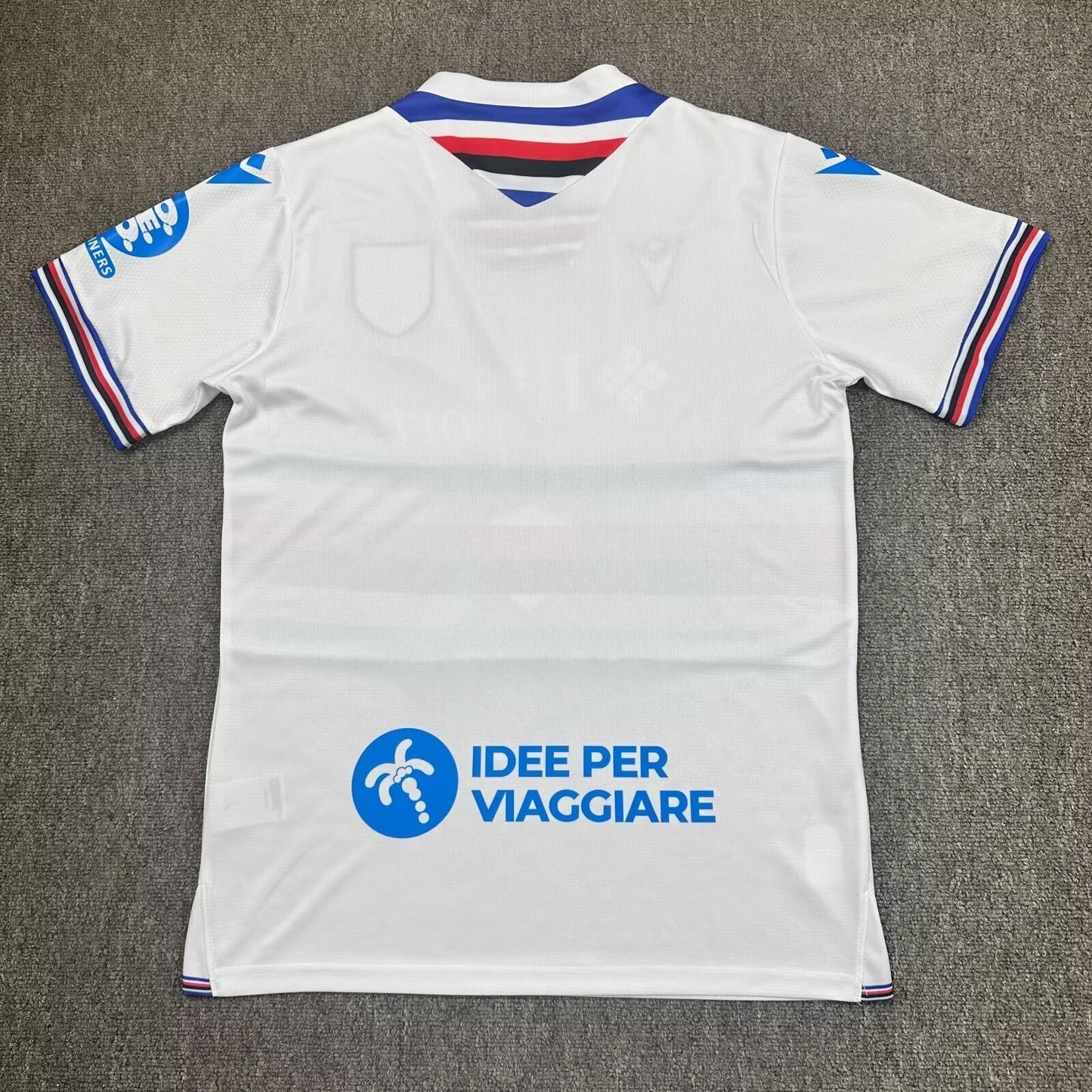 Camisola UC Sampdoria 2025-26 Alternativa Branca Versão Adepto