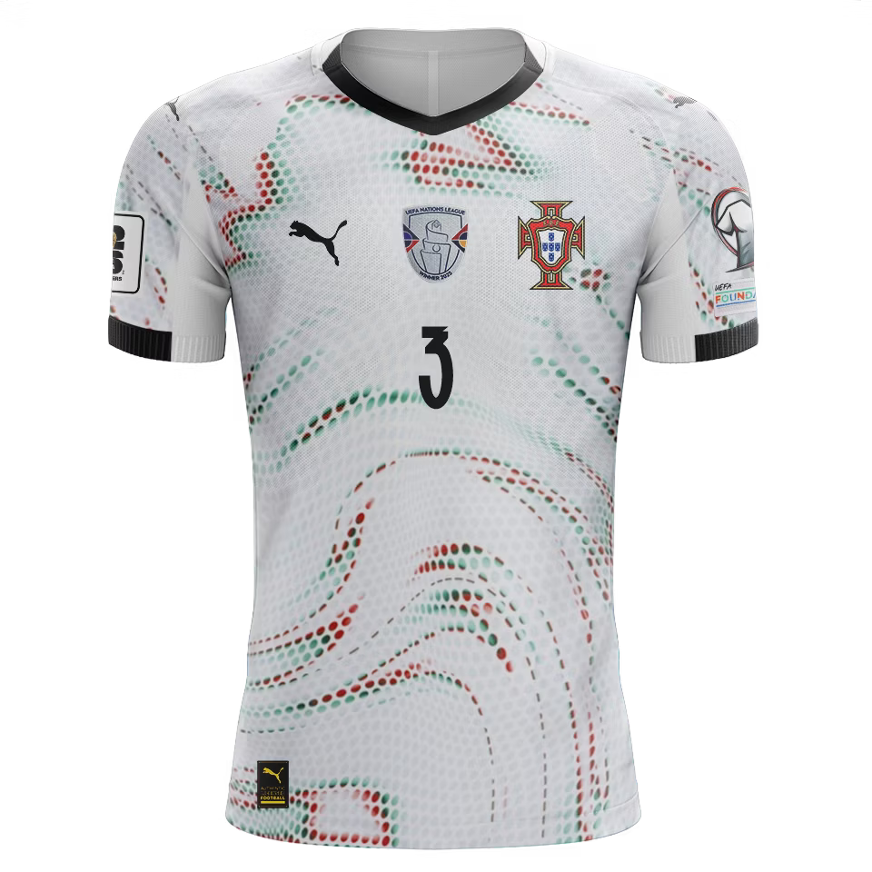 Camisola Portugal 2025 Alternativa Versão Adepto RÚBEN DIAS #3