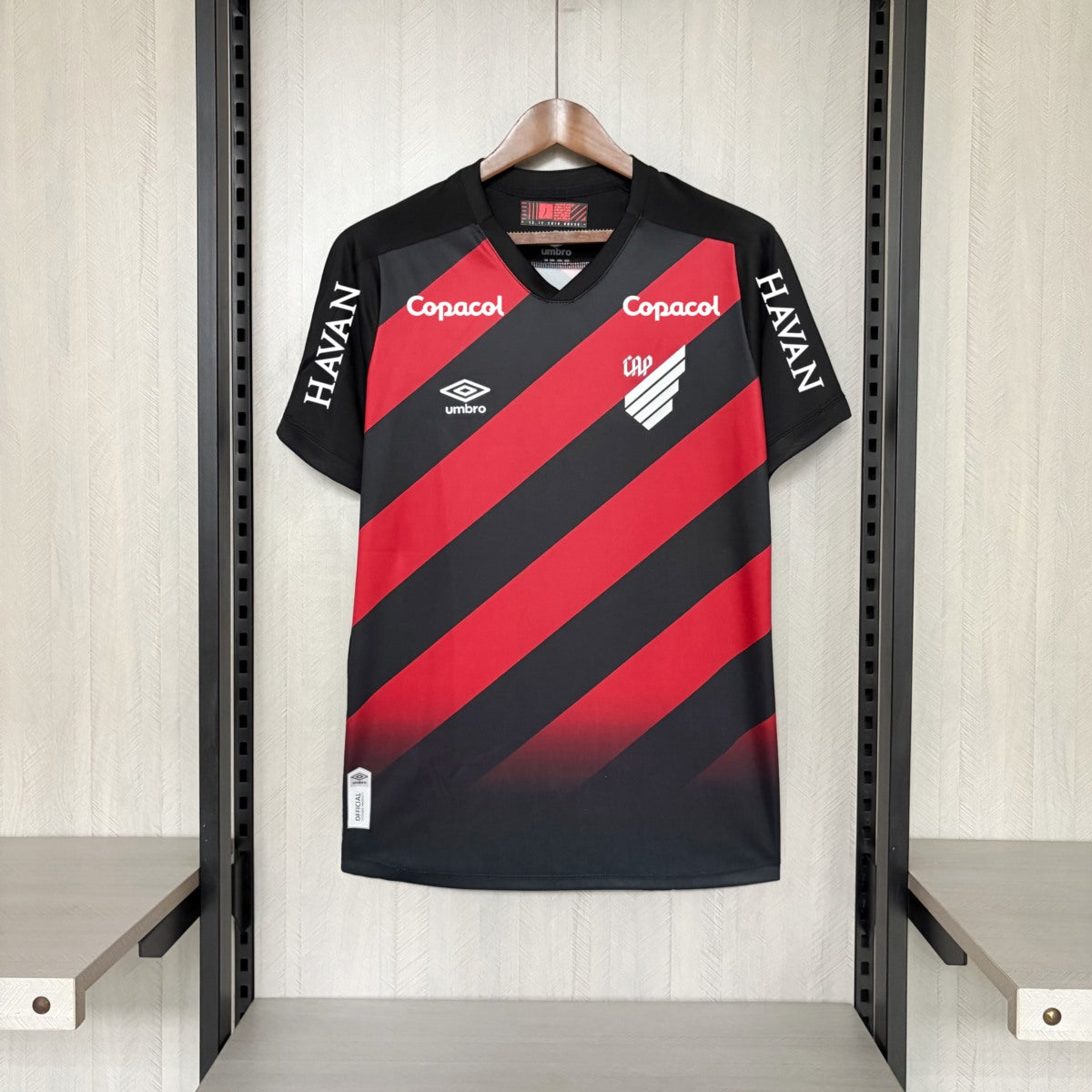 Camisola Club Athletico Paranaense 2026-27 Principal Versão Adepto Todos Patrocinadores