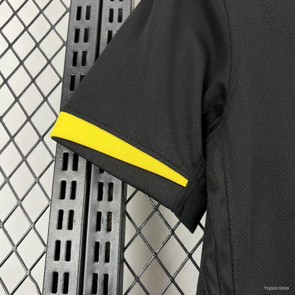 Camisola AEK Atenas 2025-26 Alternativa Preta Versão Adepto