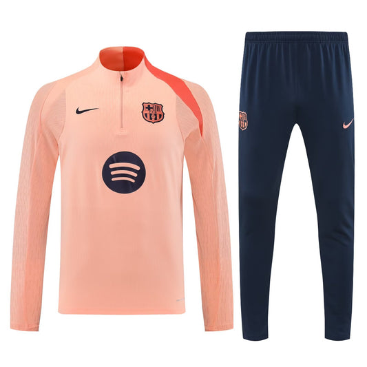 Fato de Treino FC Barcelona 2025-26 - Camisola com Fecho