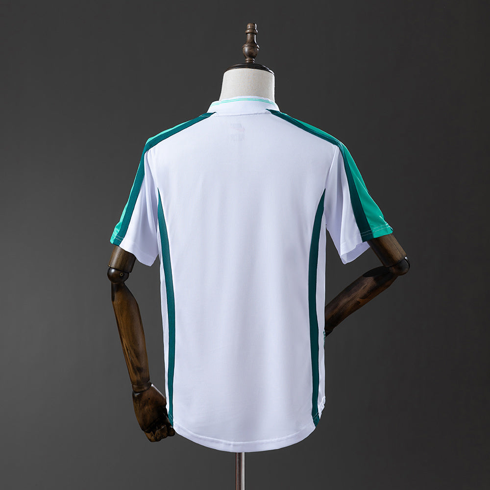 Camisola Nigeria 1998 Alternativa Branca Versão Adepto