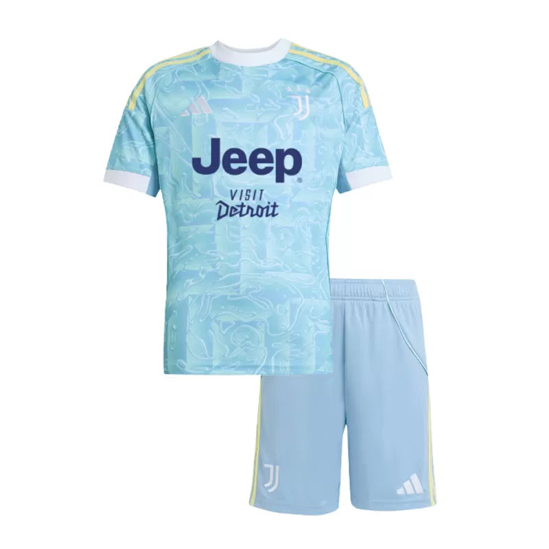 Kit Criança Juventus FC 2025-26 Alternativo