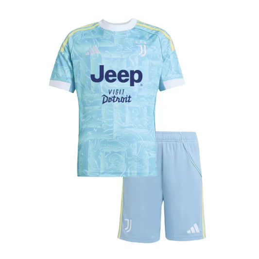 Kit Criança Juventus FC 2025-26 Alternativo