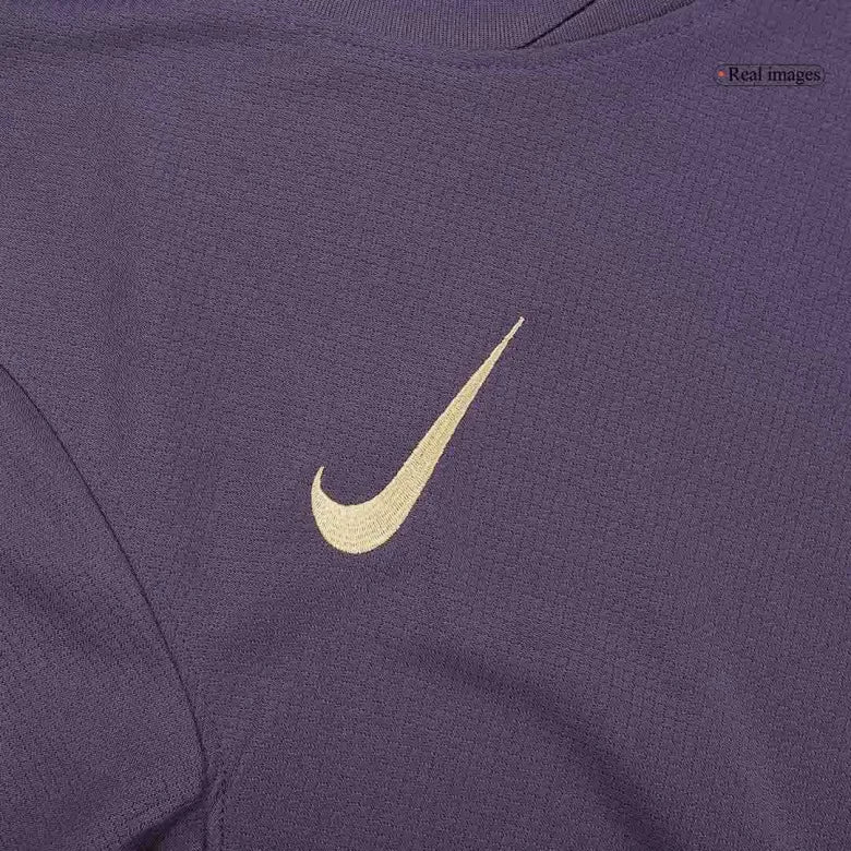 Camisola Manga Comprida Inglaterra 2024 Alternativa Azul Versão Adepto