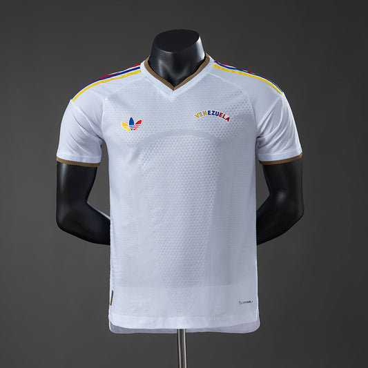 Camisola Venezuela 2026 Alternativa Branca Versão Jogador