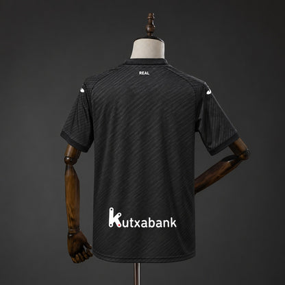 Camisola Real Sociedad 2026-27 Alternativa Preta Versão Adepto