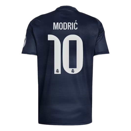 Camisola Real Madrid CF 2025-26 Alternativa Azul Escura Versão Adepto MODRIĆ #10