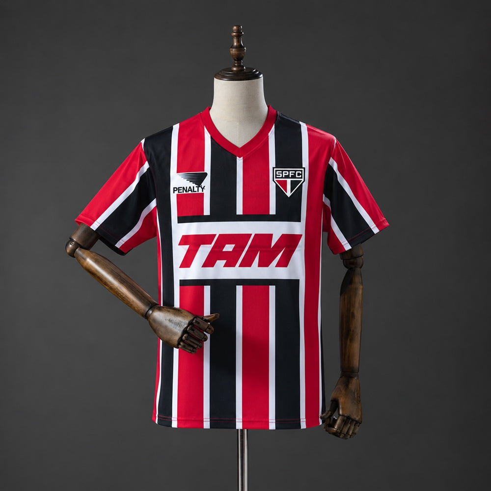 Camisola São Paulo FC 1994-95 Alternativa Riscas Versão Adepto