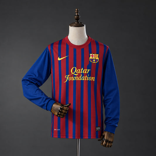 Camisola Manga Comprida FC Barcelona 2011-12 Principal Versão Adepto