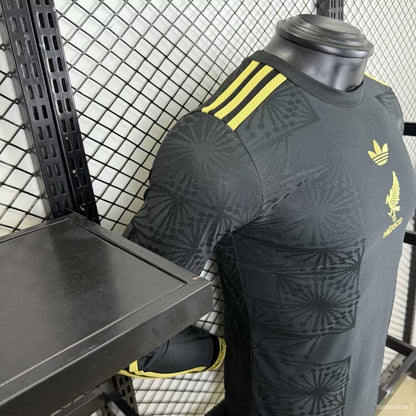 Camisola Manga Comprida Mexico 2025 Edição Gold-Cup Versão Jogador