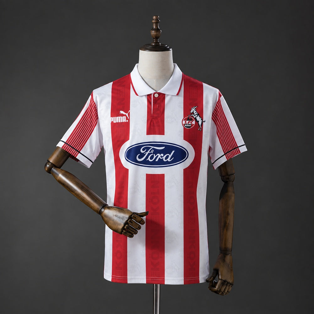 Camisola 1.FC Koln 1995-96 Principal Versão Adepto