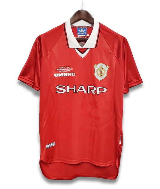 Camisola M-United 1999-00 Principal Final UCL
