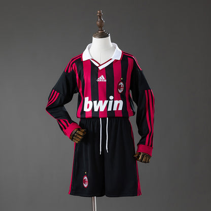 Kit Criança Manga Comprida AC Milan 2009-10 Principal