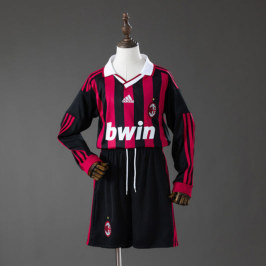 Kit Criança Manga Comprida AC Milan 2009-10 Principal
