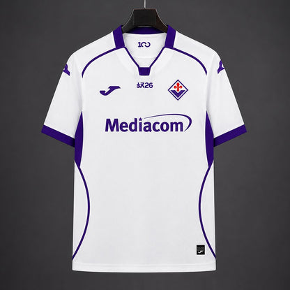 Camisola ACF Fiorentina 2026-27 Alternativa Branca Versão Adepto