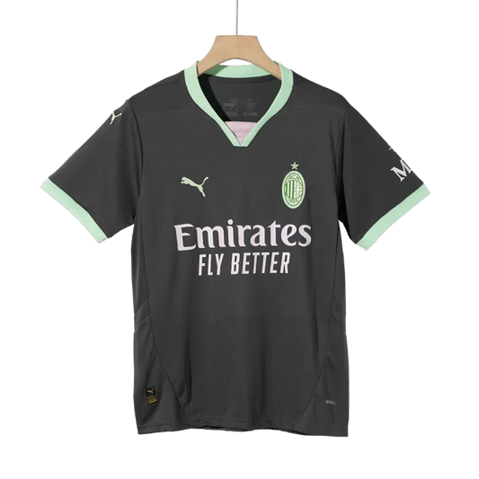 Camisola Ac Milan 2024-25 Alternativa Preta Versão Adepto PULISIC #11