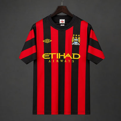 Camisola MCI 2011-12 Alternativa Riscas Versão Adepto