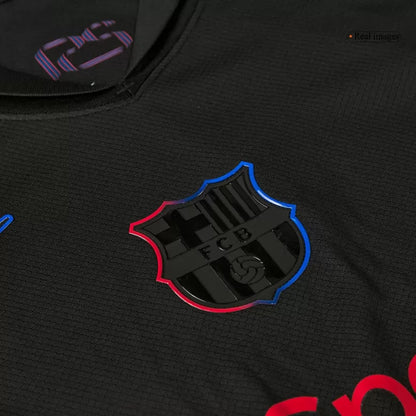Camisola FC Barcelona 2024-25 Alternativa Preta Versão Adepto RAPHINHA #11