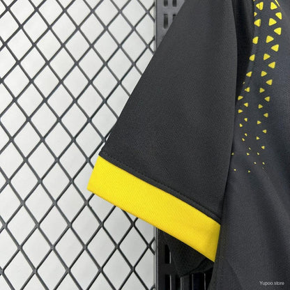 Camisola AEK Atenas 2025-26 Alternativa Preta Versão Adepto