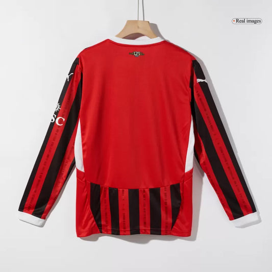 Camisola Manga Comprida Ac Milan 2024-25 Principal Versão Adepto