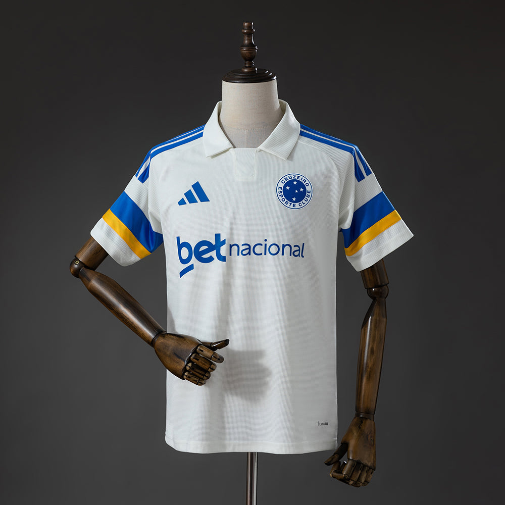 Camisola Cruzeiro EC 2026-27 Alternativa Branca Versão Adepto