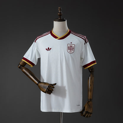 Camisola Espanha 2026 Alternativa Branca Versão Adepto