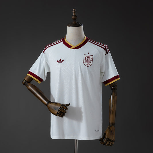 Camisola Espanha 2026 Alternativa Branca Versão Adepto