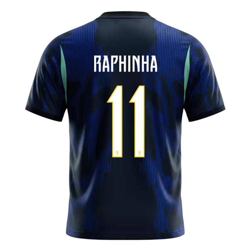 Camisola Brasil 2026 Alternativa Azul Versão Adepto RAPHINHA #11