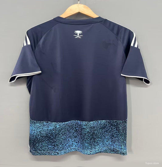 Camisola Al-Nassr FC 2025-26 Alternativa Azul Versão Adepto