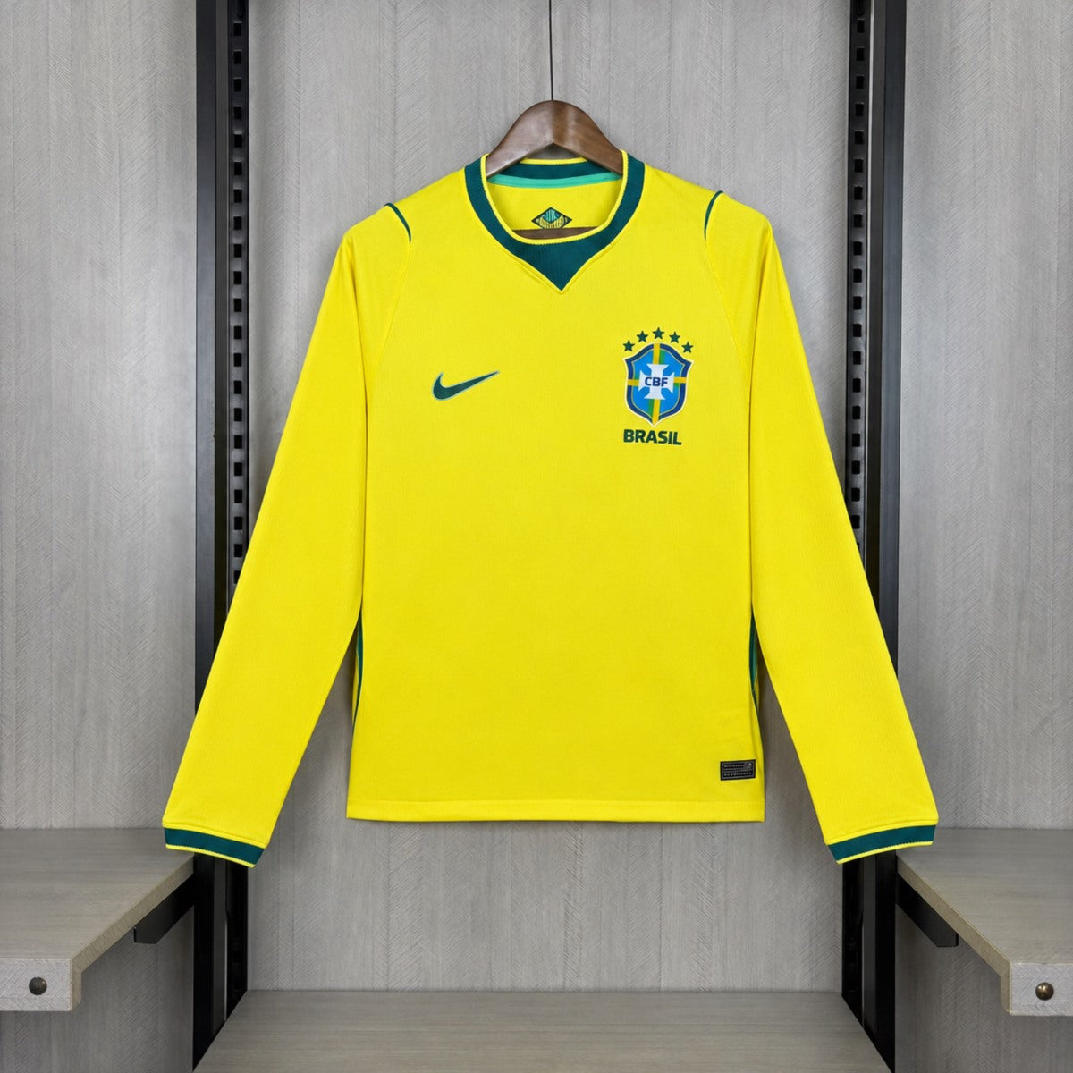 Camisola Manga Comprida Brasil 2026 Principal Versão Adepto